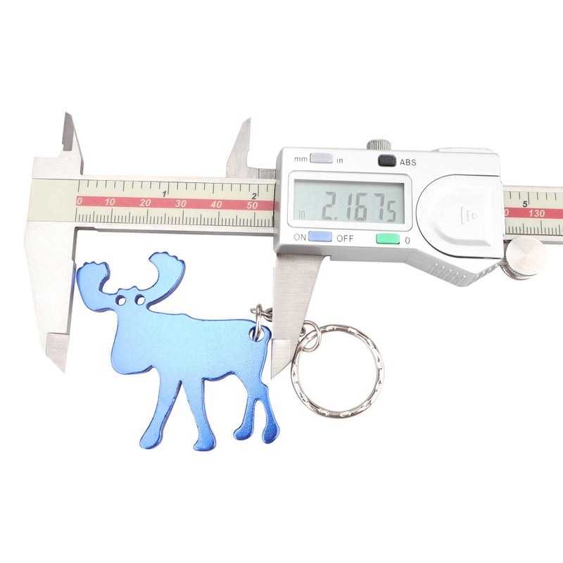 SWATOM Moose Keychain Bottle Opener Beer Opener Tool Key Tag Chain Ring Accessories - Image 3